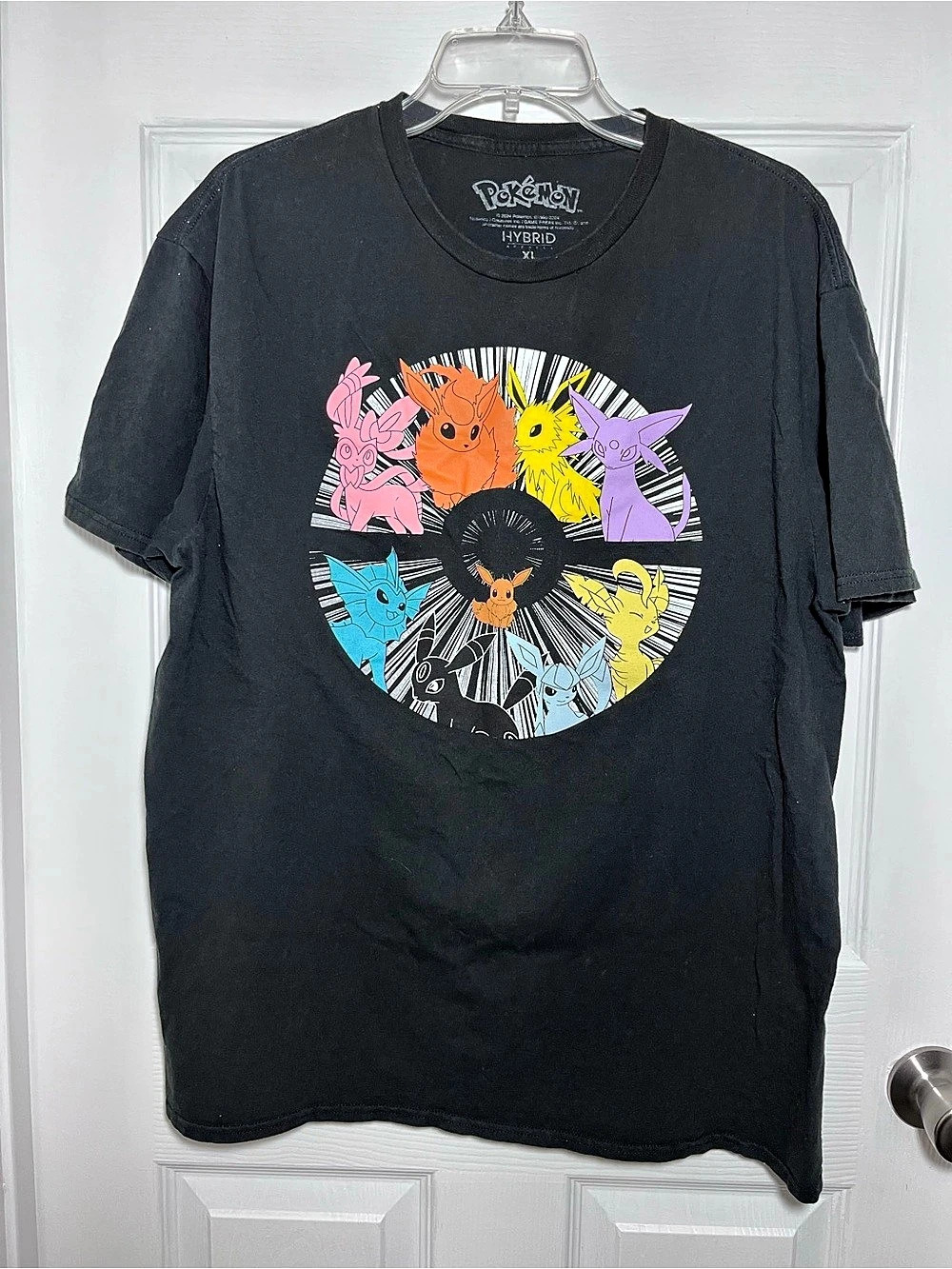 Nintendo Pokémon Hybrid Pokémon Graphic Tee Black XL